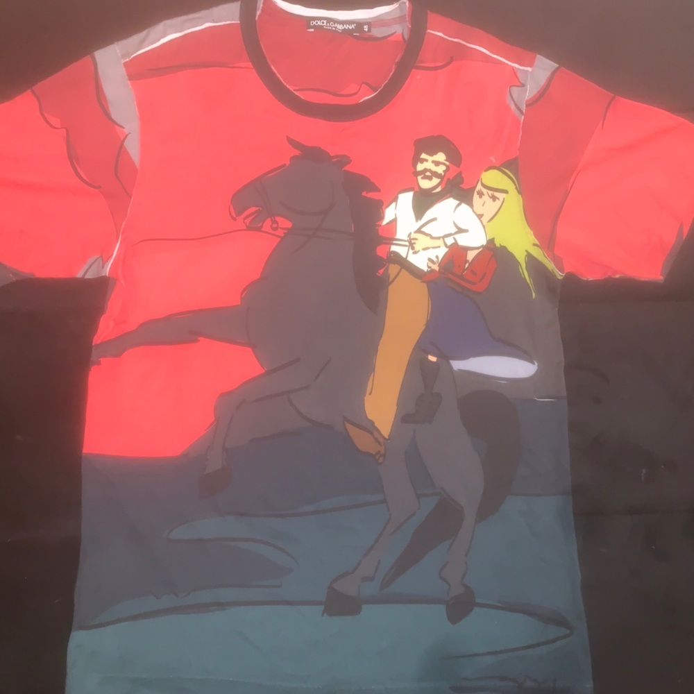 Dolce and Gabbana Western Print Tshirt